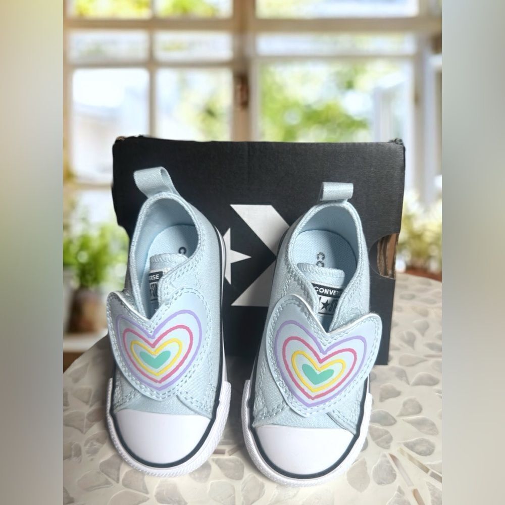 Converse Chuck Taylor All Star CTAS Toddler Baby One Strap Sneakers Shoes